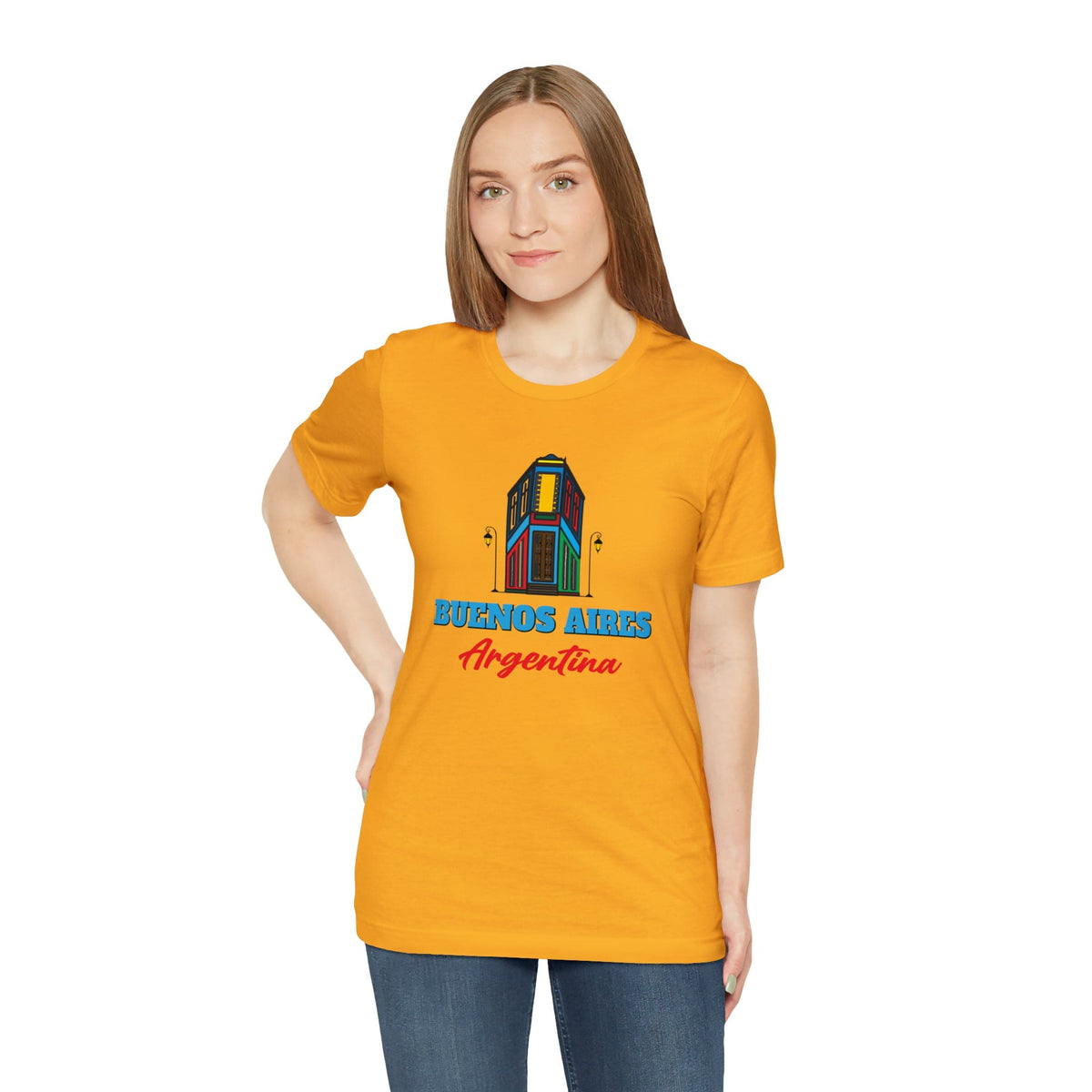 Retro Buenos Aires Landmark - Short Sleeve Tee