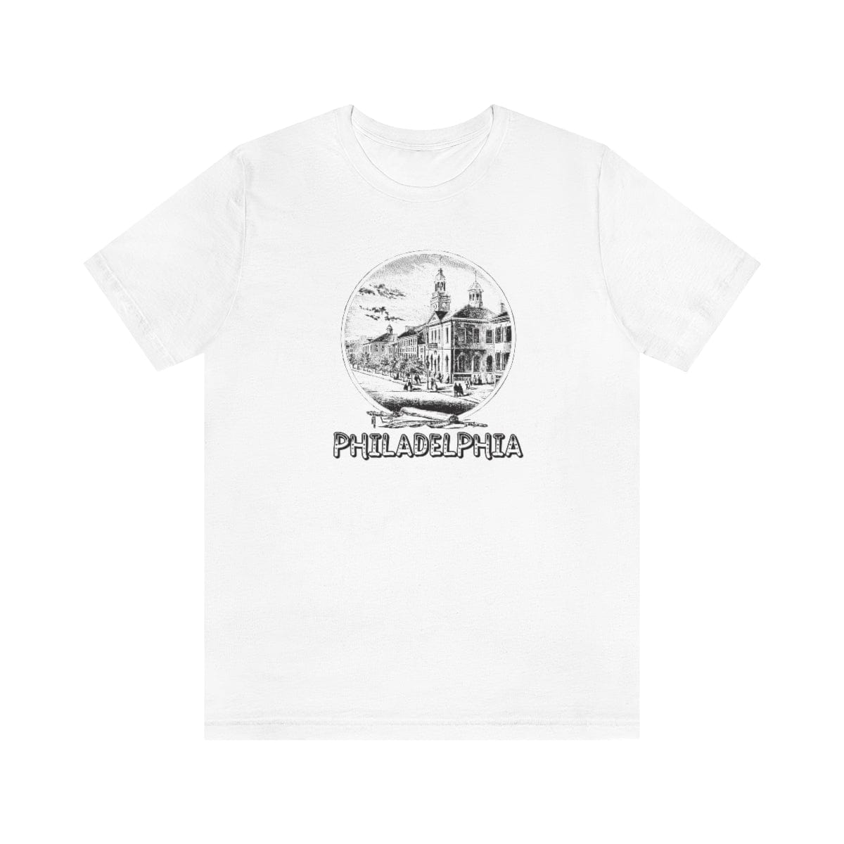 Classic Philly Skyline- Short Sleeve Tee