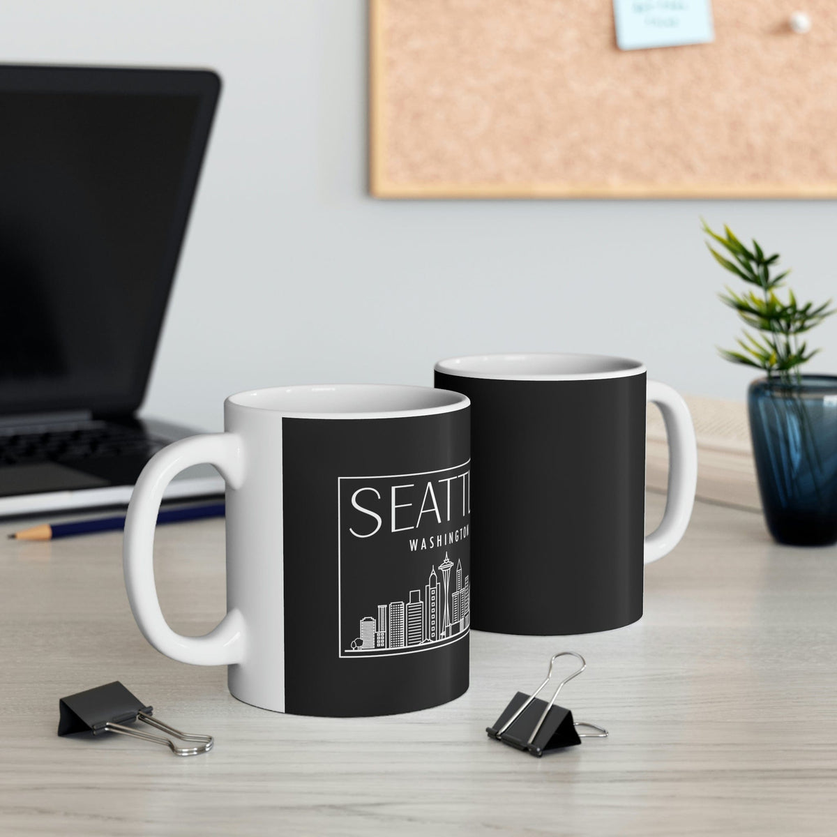 SEATTLE - Awesome Ceramic Mug, Exclusive Design