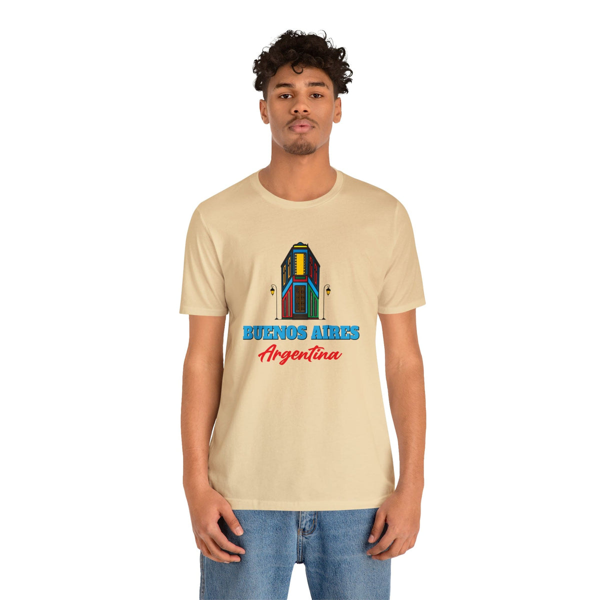 Retro Buenos Aires Landmark - Short Sleeve Tee