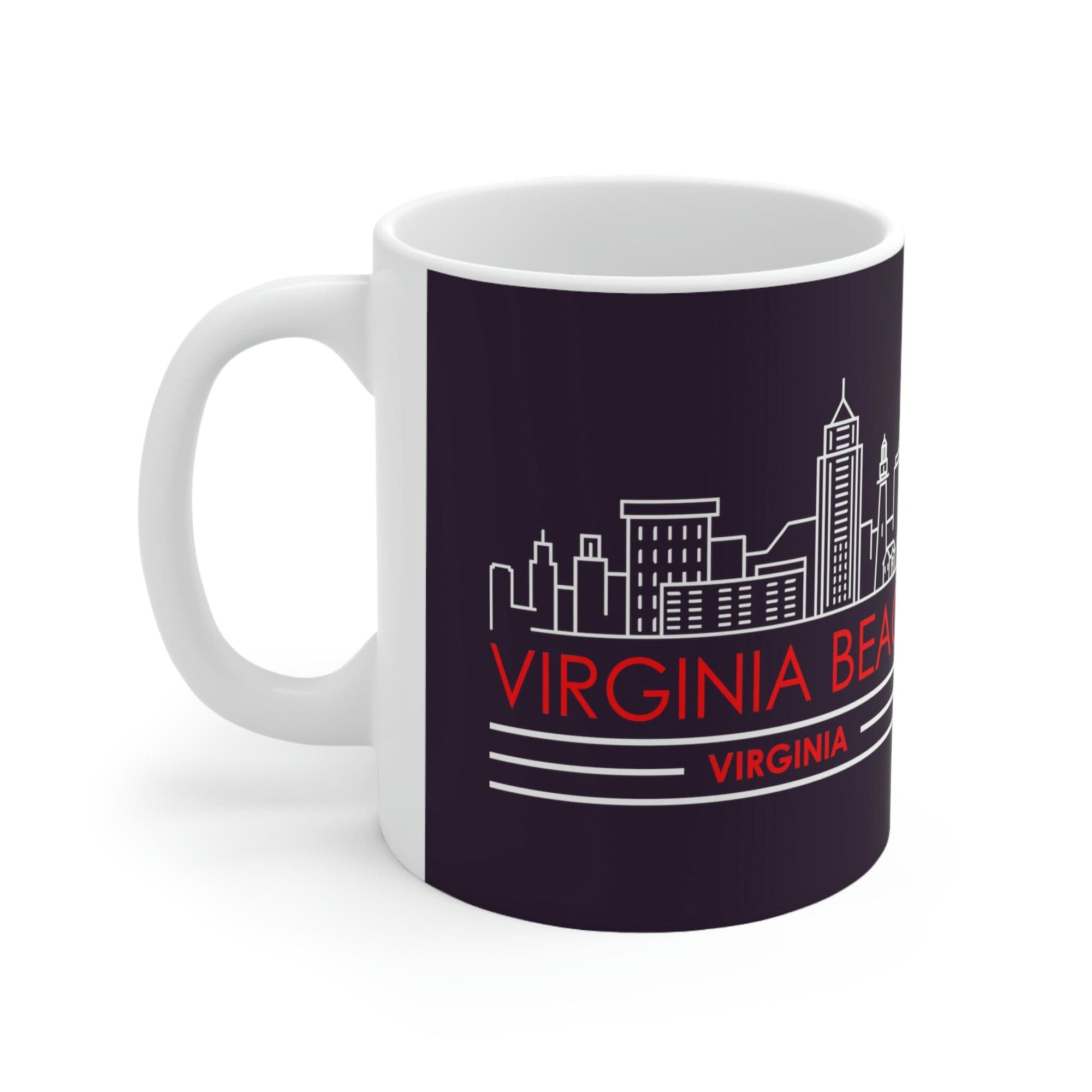 VIRGINIA BEACH - Awesome Ceramic Mug, Exclusive Design