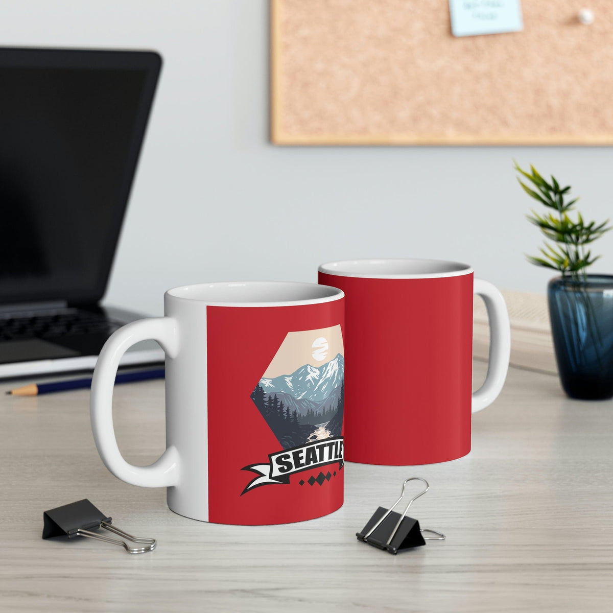 SEATTLE - Awesome Ceramic Mug, Exclusive Design