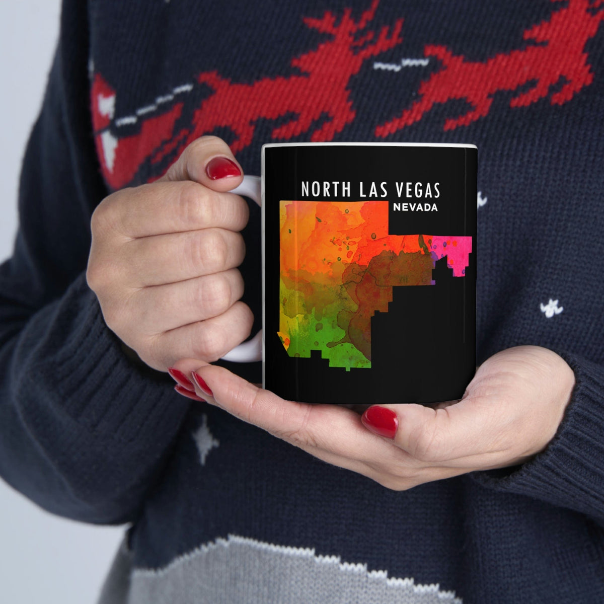 NORTH LAS VEGAS - Awesome Ceramic Mug, Exclusive Design