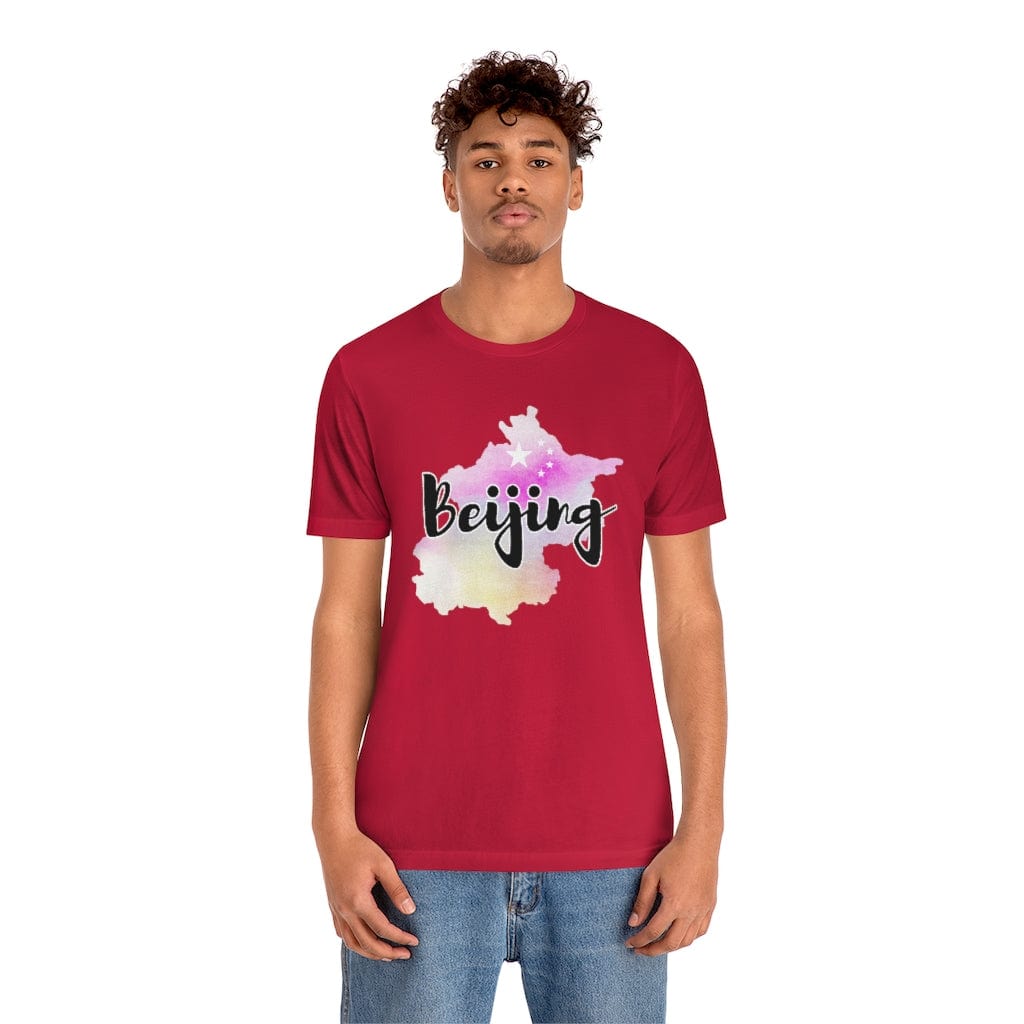 Beijing Map - Short Sleeve Tee
