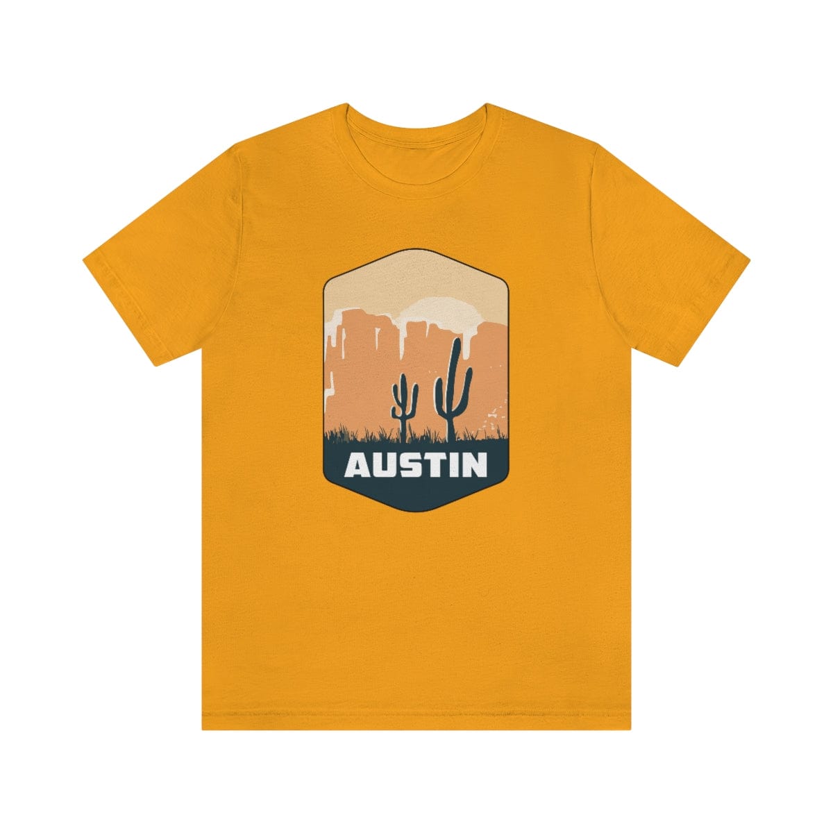 Austin Desertscape Badge- Short Sleeve Tee