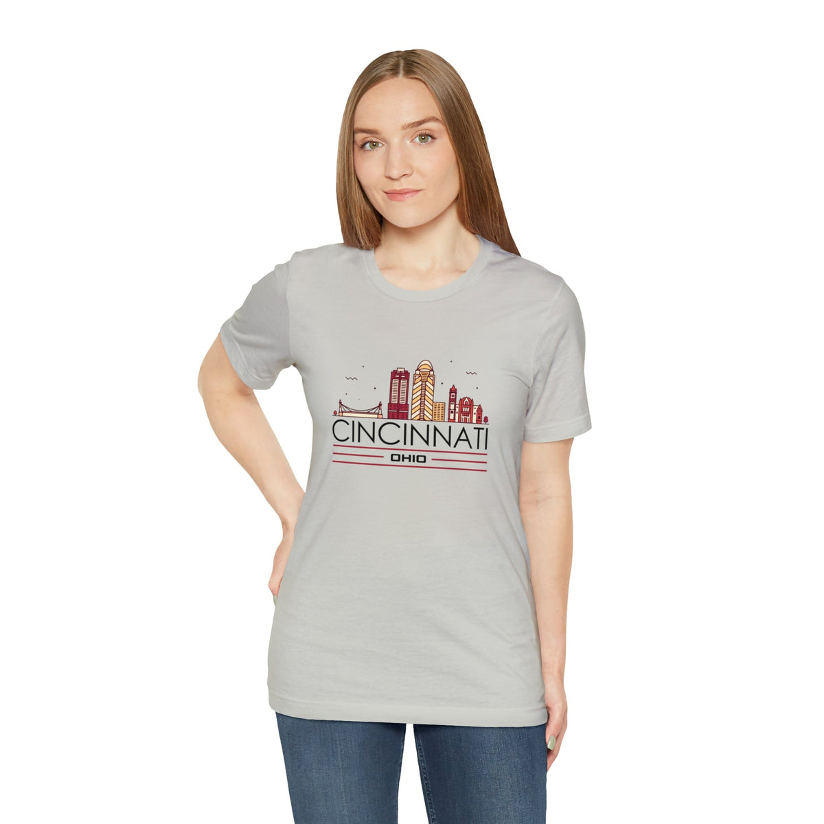 Cincinnati Downtown Glow - Short Sleeve Tee