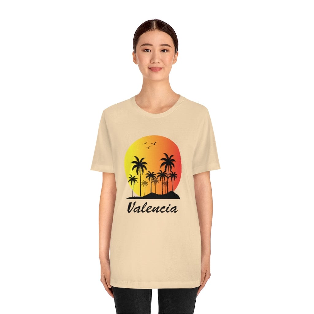Valencia Sunset Palm- Short Sleeve Tee