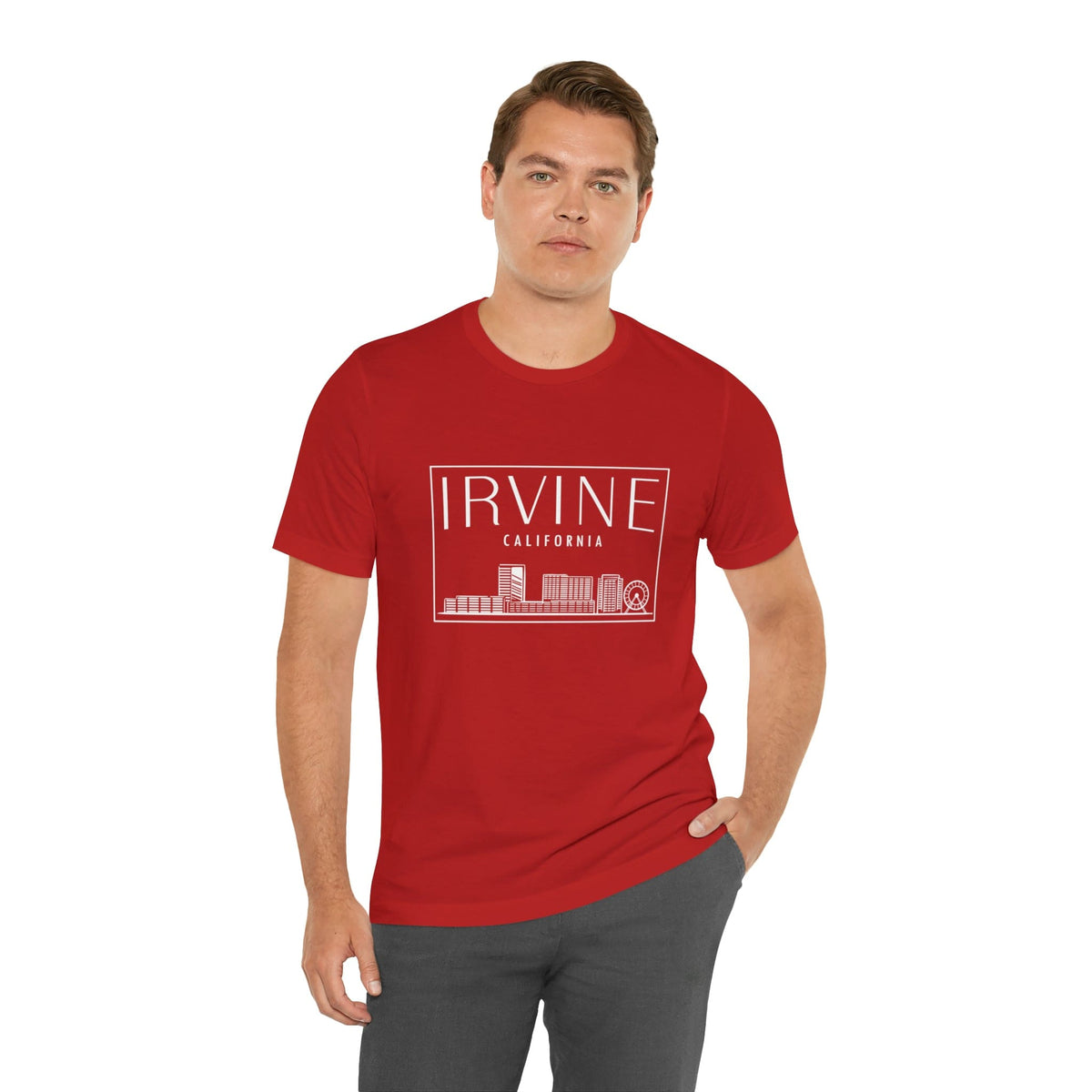 Minimalist Irvine California - Short Sleeve Tee