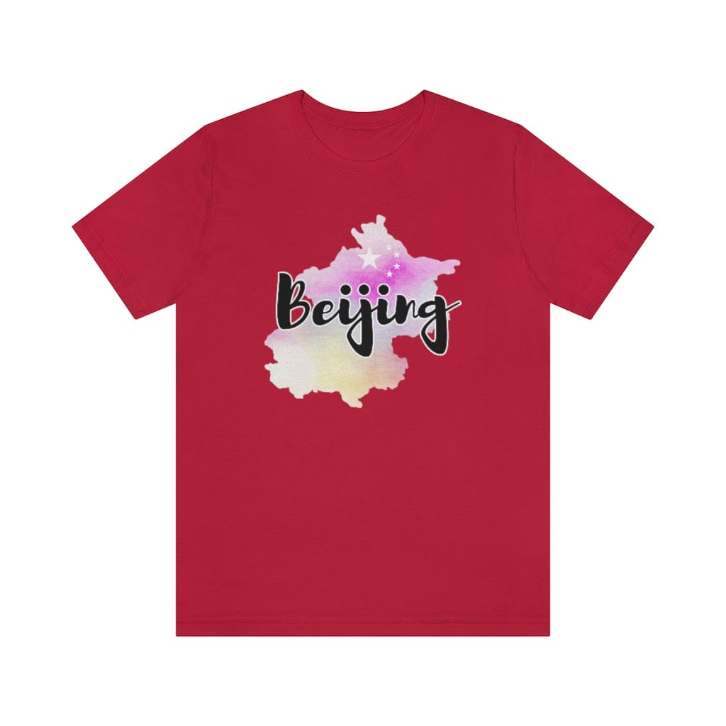 Beijing Map - Short Sleeve Tee