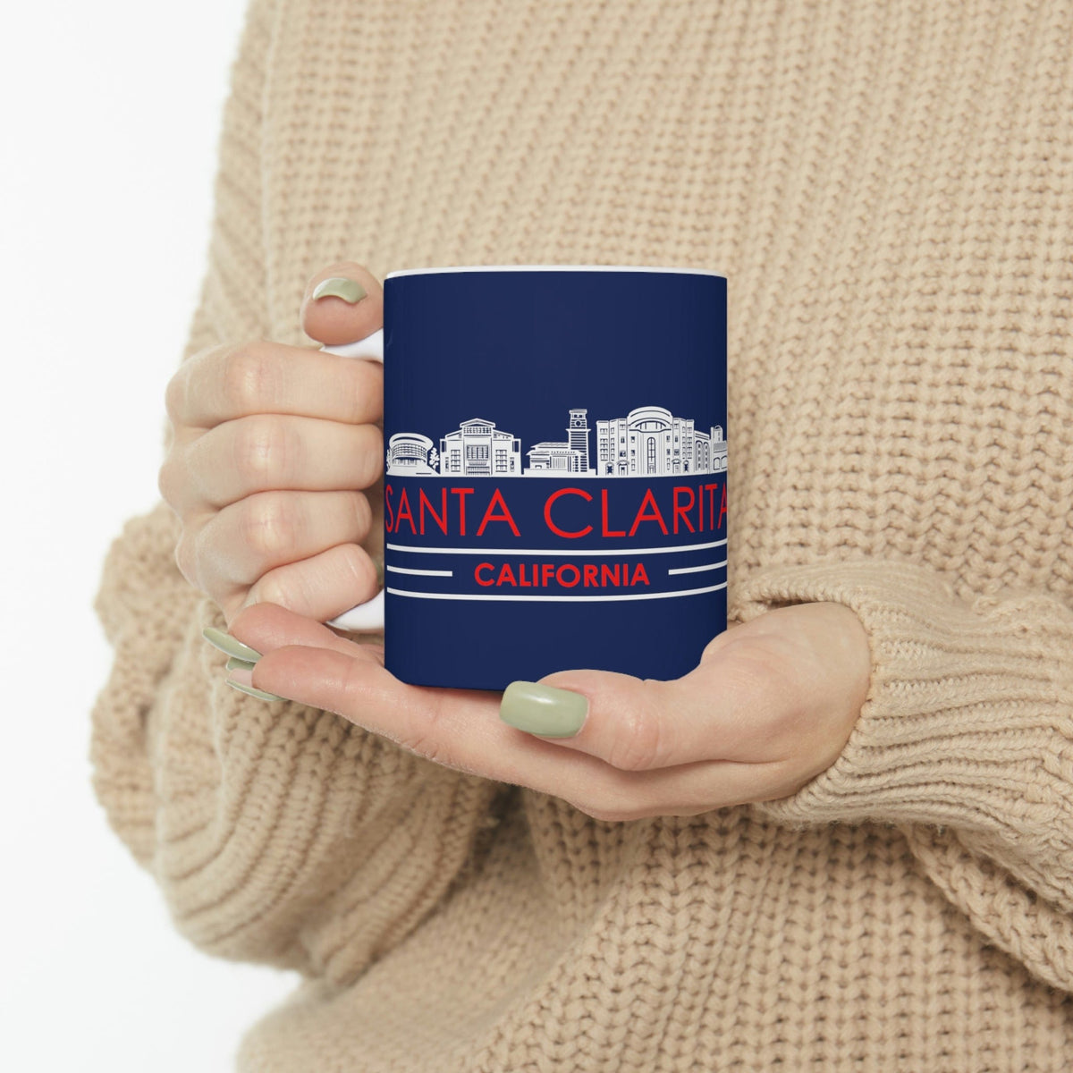 SANTA CLARA - Awesome Ceramic Mug, Exclusive Design