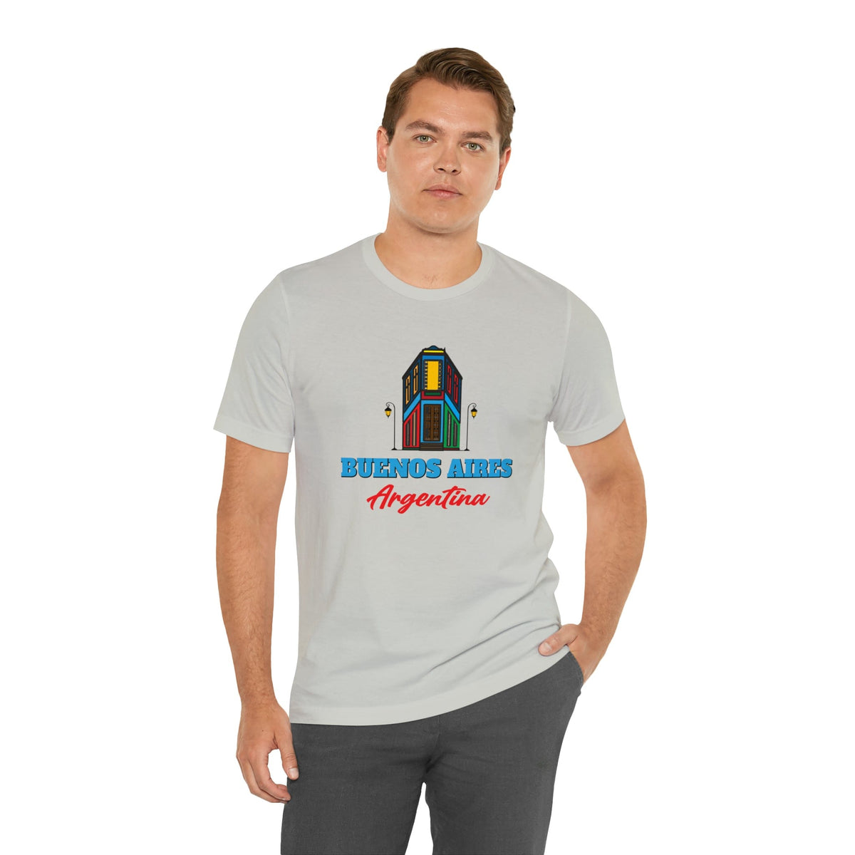 Retro Buenos Aires Landmark - Short Sleeve Tee