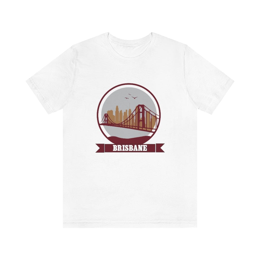 Maroon Brisbane- Short Sleeve Tee
