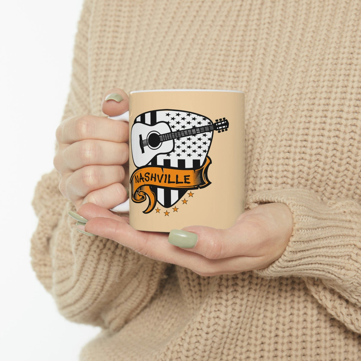 NASHVILLE - Awesome Ceramic Mug, Exclusive Design