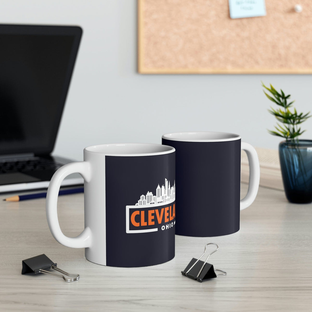 CLEVELAND - Awesome Ceramic Mug, Exclusive Design