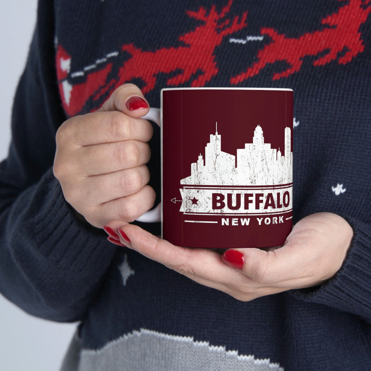 BUFFALO - Awesome Ceramic Mug, Exclusive Design