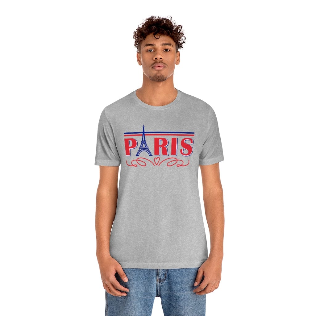 Paris Classic Lettering- Short Sleeve Tee