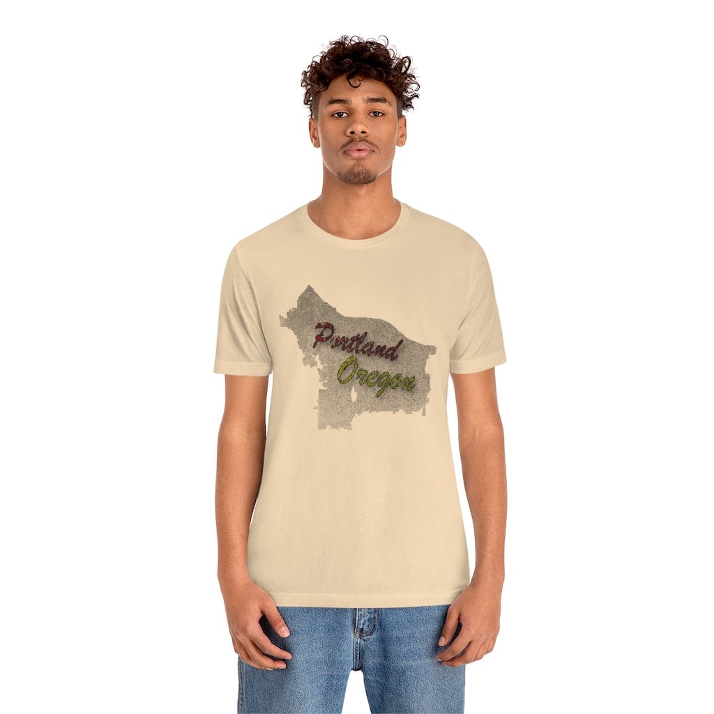 Portland Map - Short Sleeve Tee