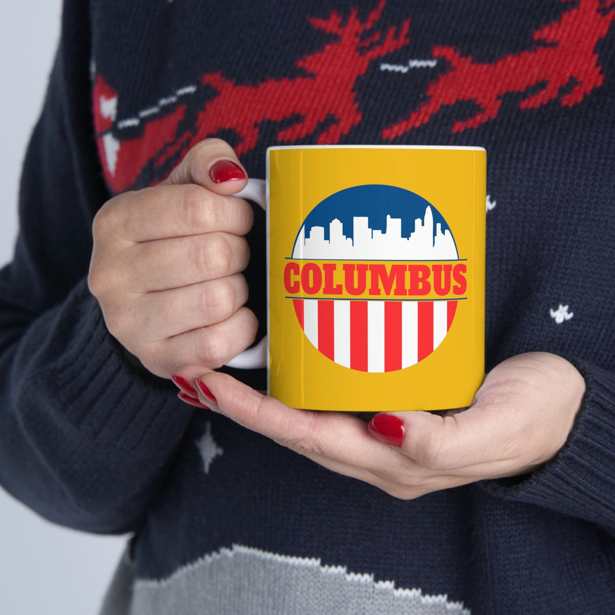 COLUMBUS - Awesome Ceramic Mug, Exclusive Design