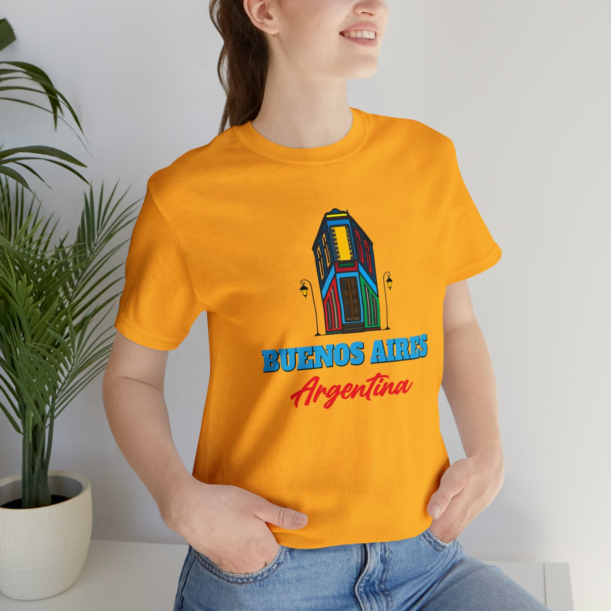 Retro Buenos Aires Landmark - Short Sleeve Tee