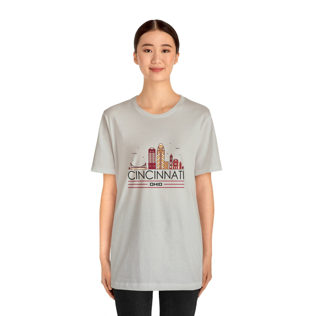 Cincinnati Downtown Glow - Short Sleeve Tee