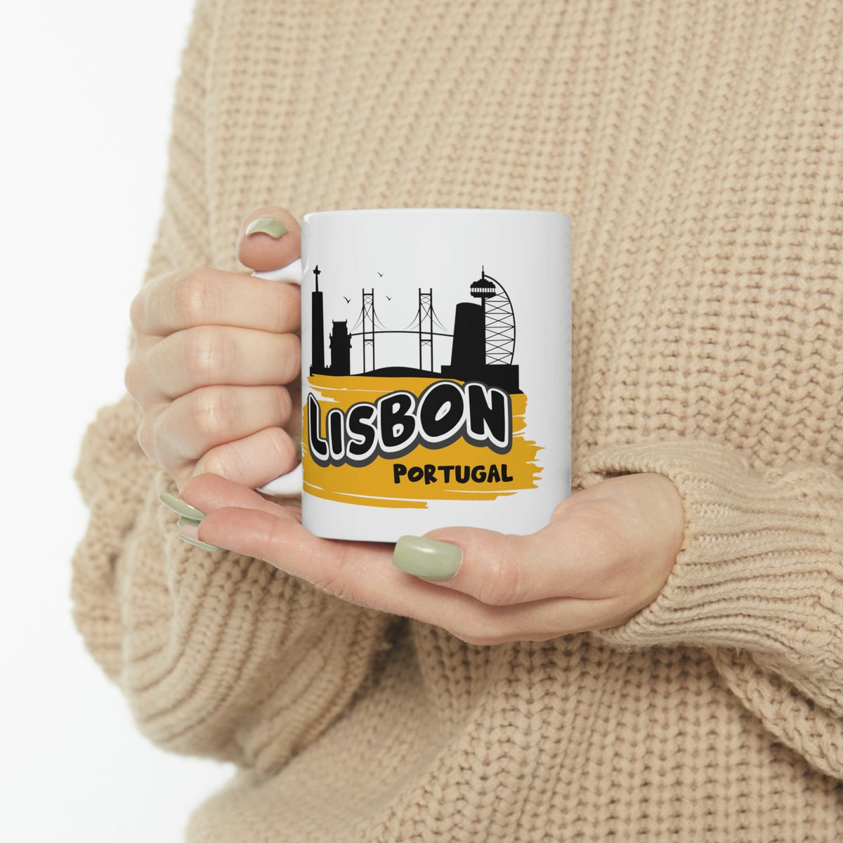 LISBON - Awesome Ceramic Mug, Exclusive Design