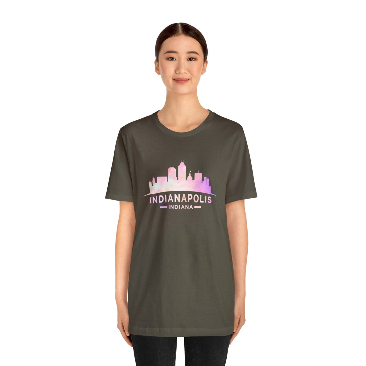 Indianapolis Monochrome - Short Sleeve Tee