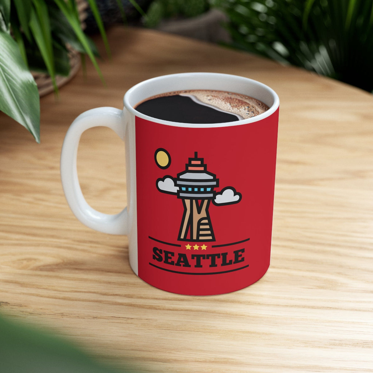 SEATTLE - Awesome Ceramic Mug, Exclusive Design