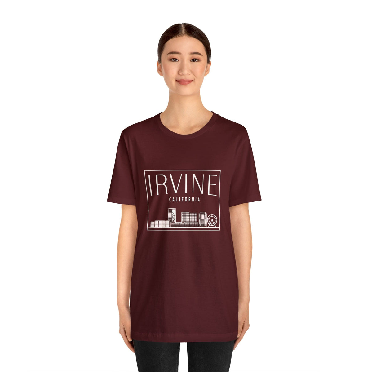 Minimalist Irvine California - Short Sleeve Tee