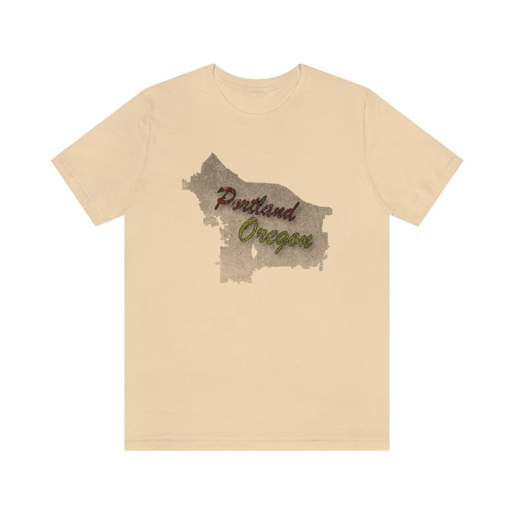 Portland Map - Short Sleeve Tee