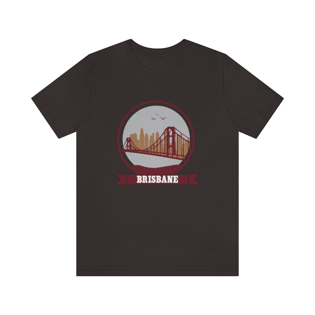 Maroon Brisbane- Short Sleeve Tee