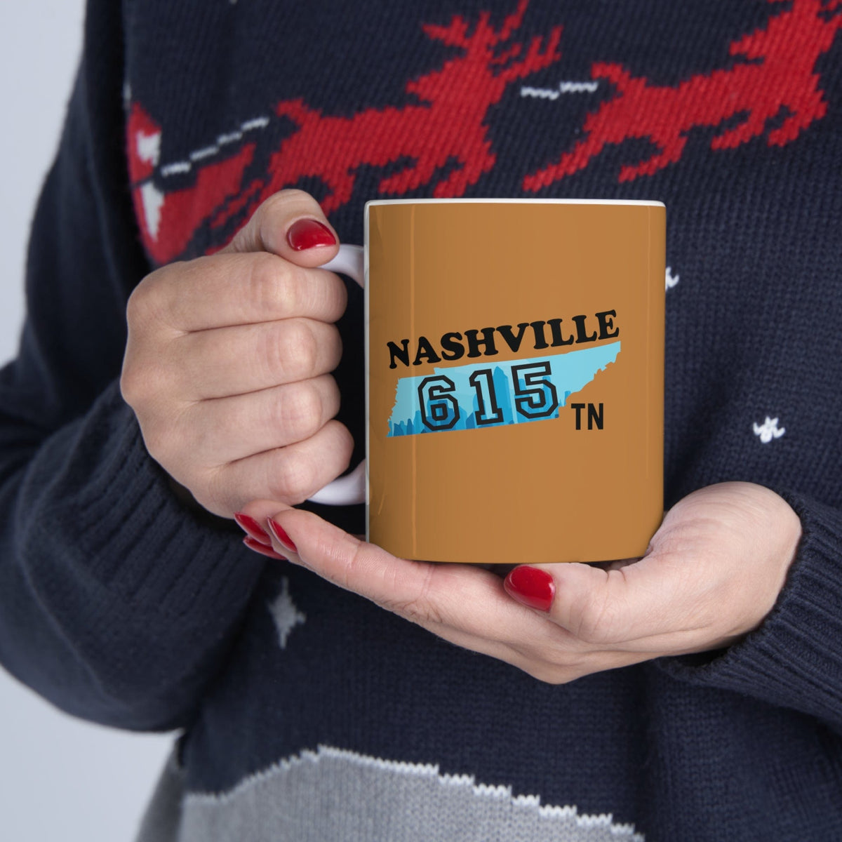 NASHVILLE - Awesome Ceramic Mug, Exclusive Design