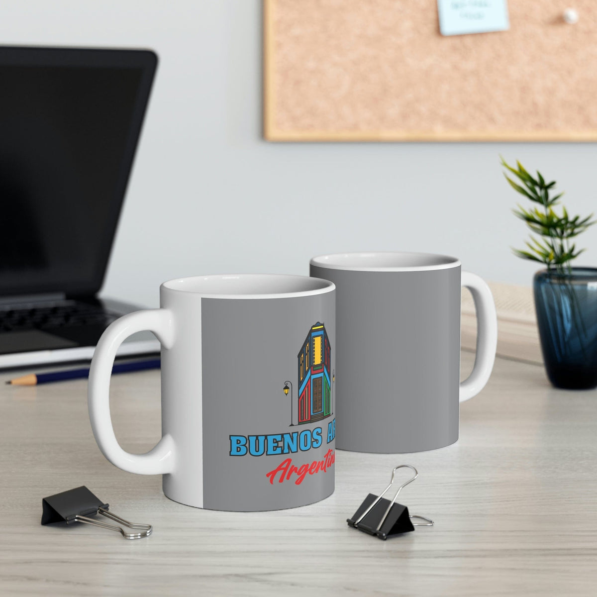 Retro Buenos Aires Landmark - Ceramic Mug
