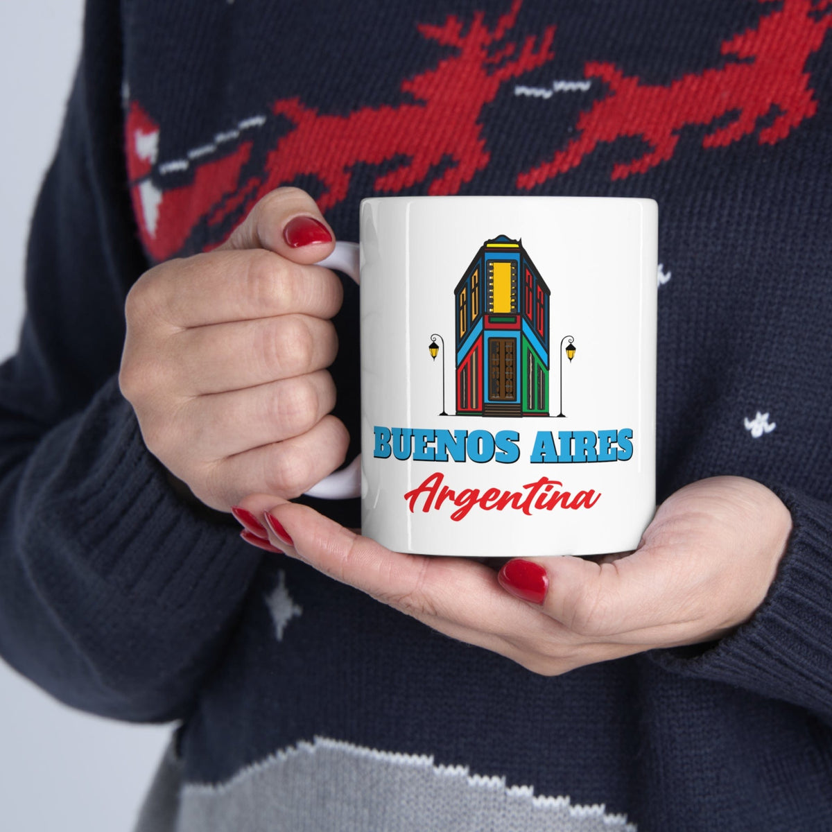 Retro Buenos Aires Landmark - Ceramic Mug