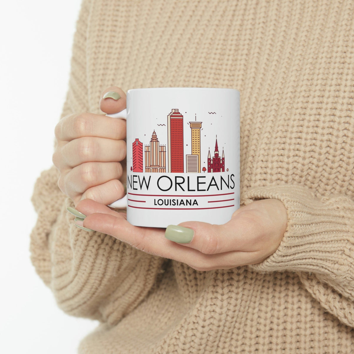 NEW ORLEANS - Awesome Ceramic Mug, Exclusive Design