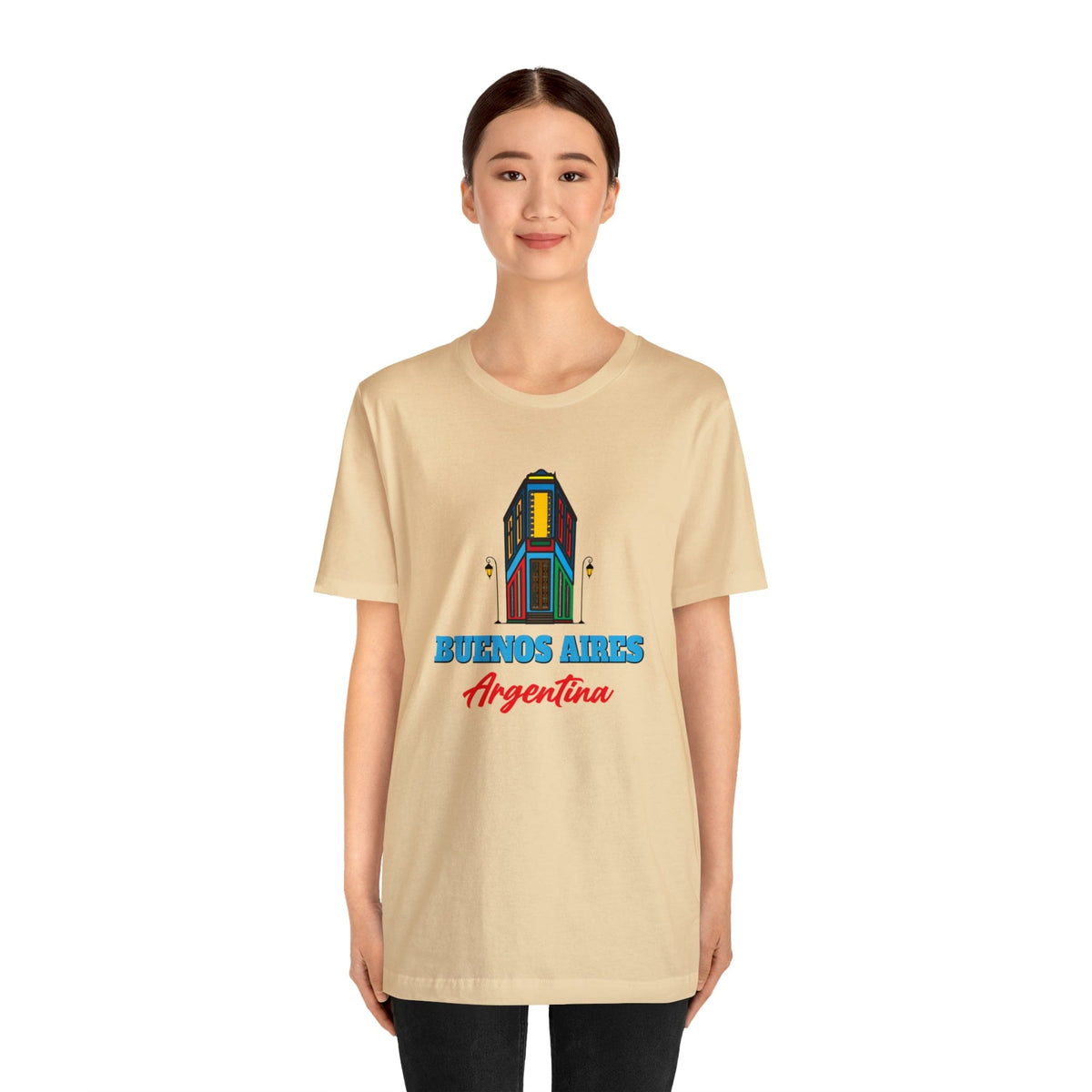 Retro Buenos Aires Landmark - Short Sleeve Tee