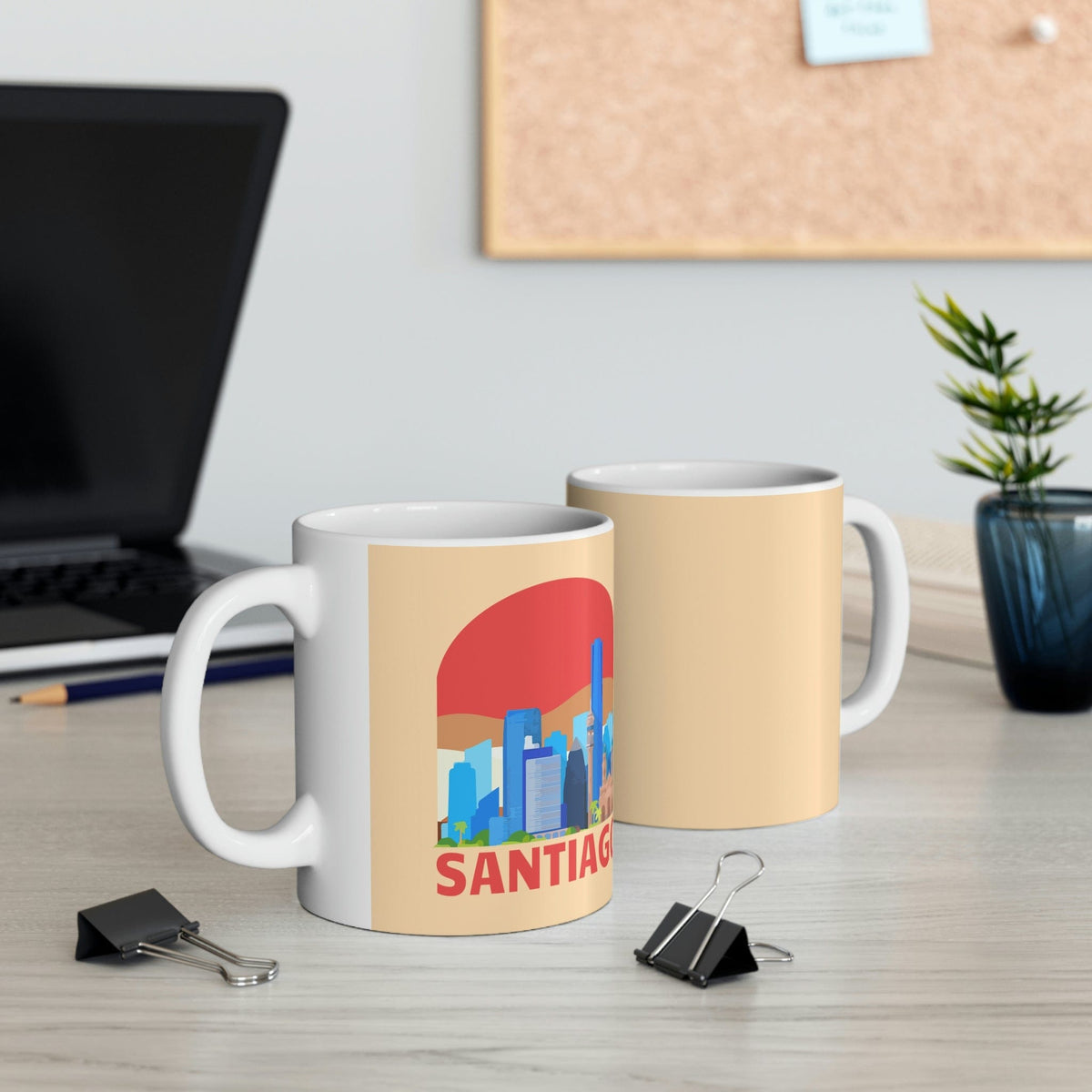 SANTIAGO - Awesome Ceramic Mug, Exclusive Design