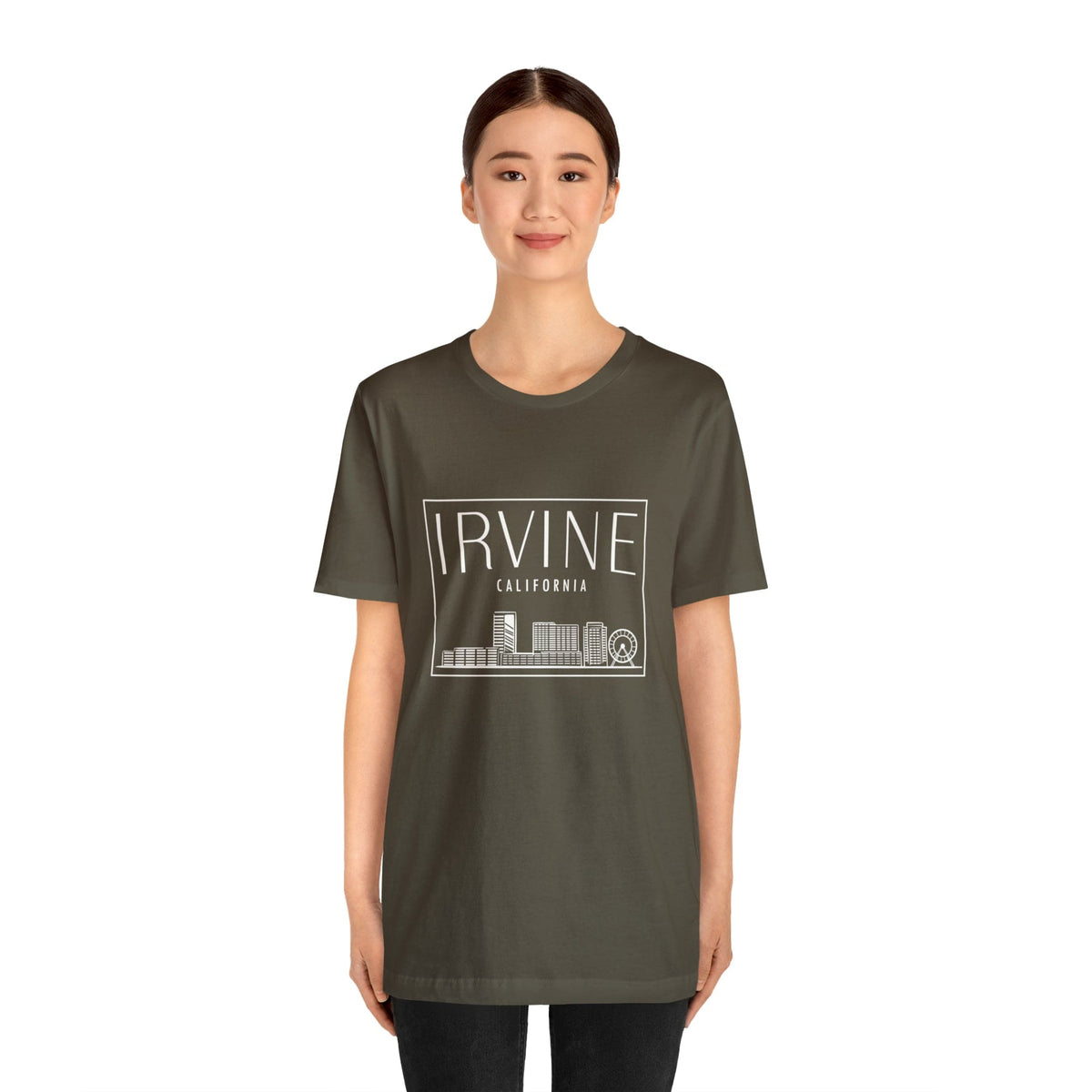 Minimalist Irvine California - Short Sleeve Tee
