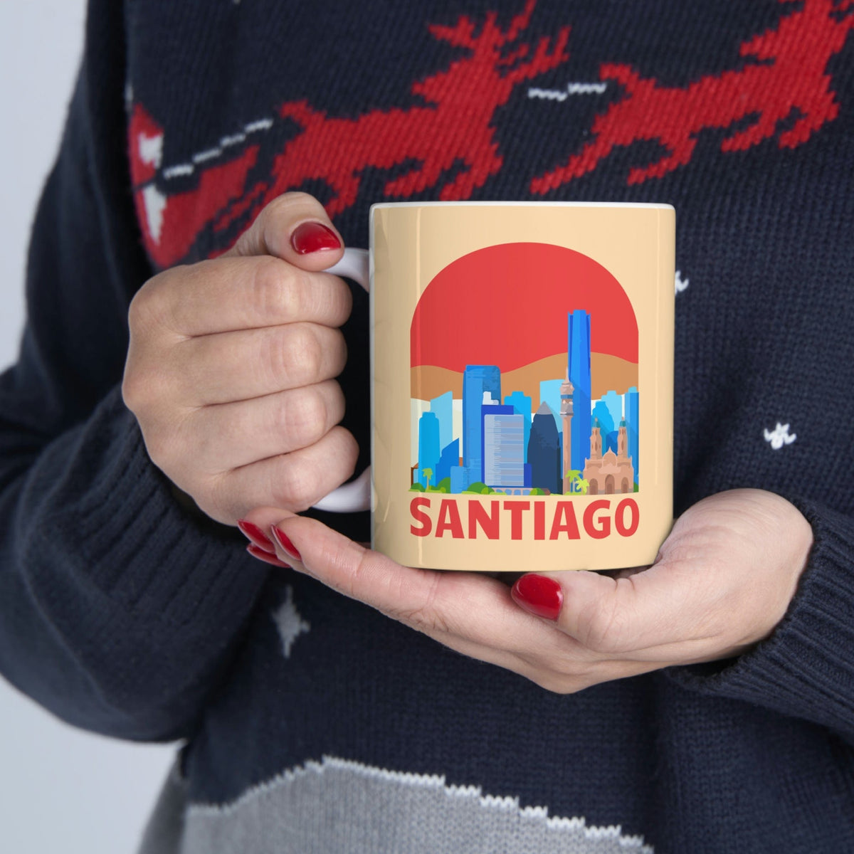 SANTIAGO - Awesome Ceramic Mug, Exclusive Design