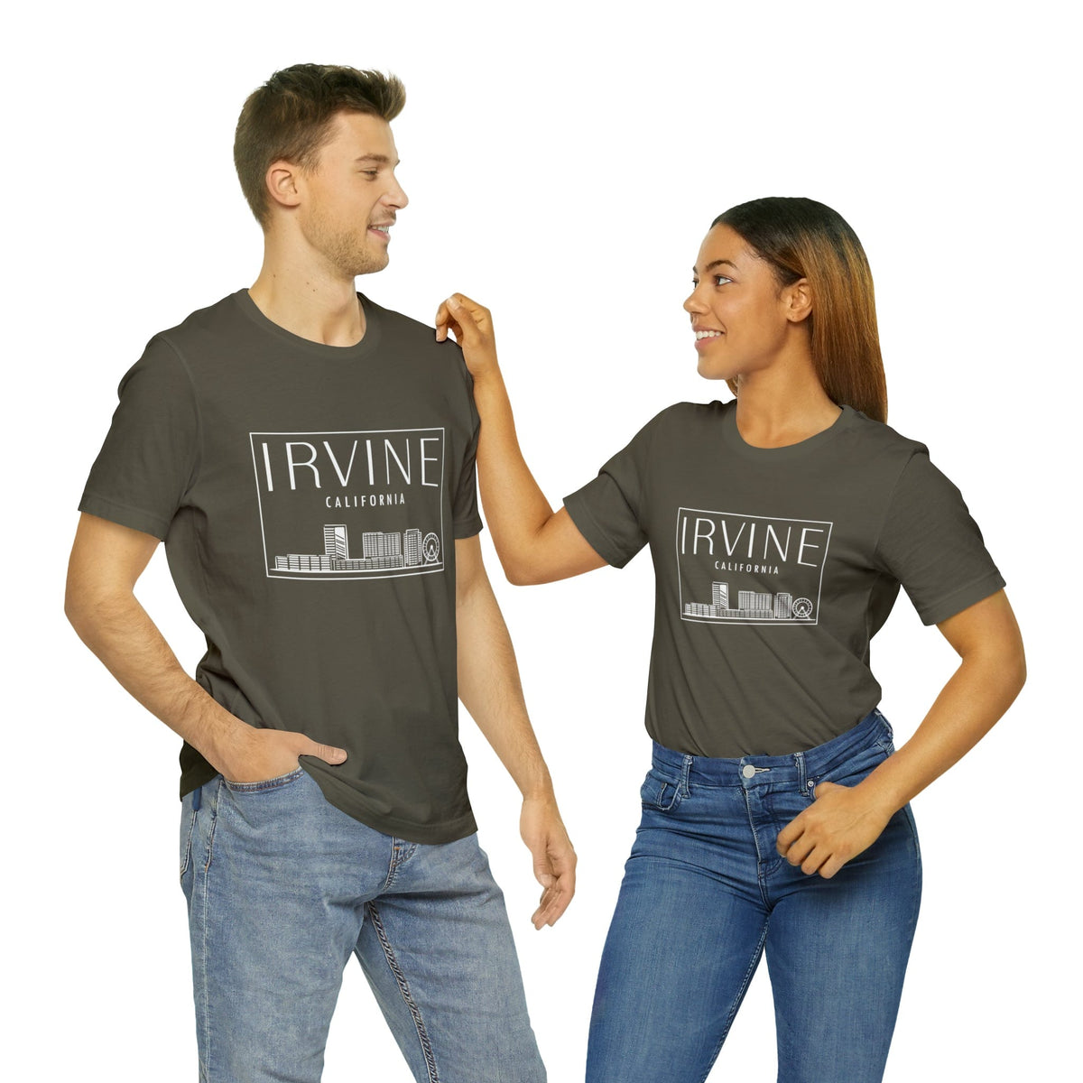 Minimalist Irvine California - Short Sleeve Tee