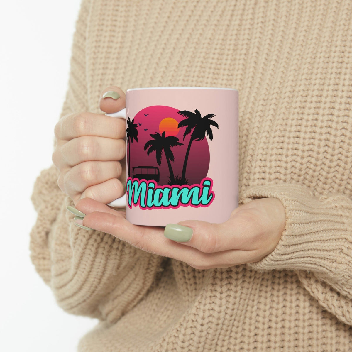 MIAMI - Awesome Ceramic Mug, Exclusive Design