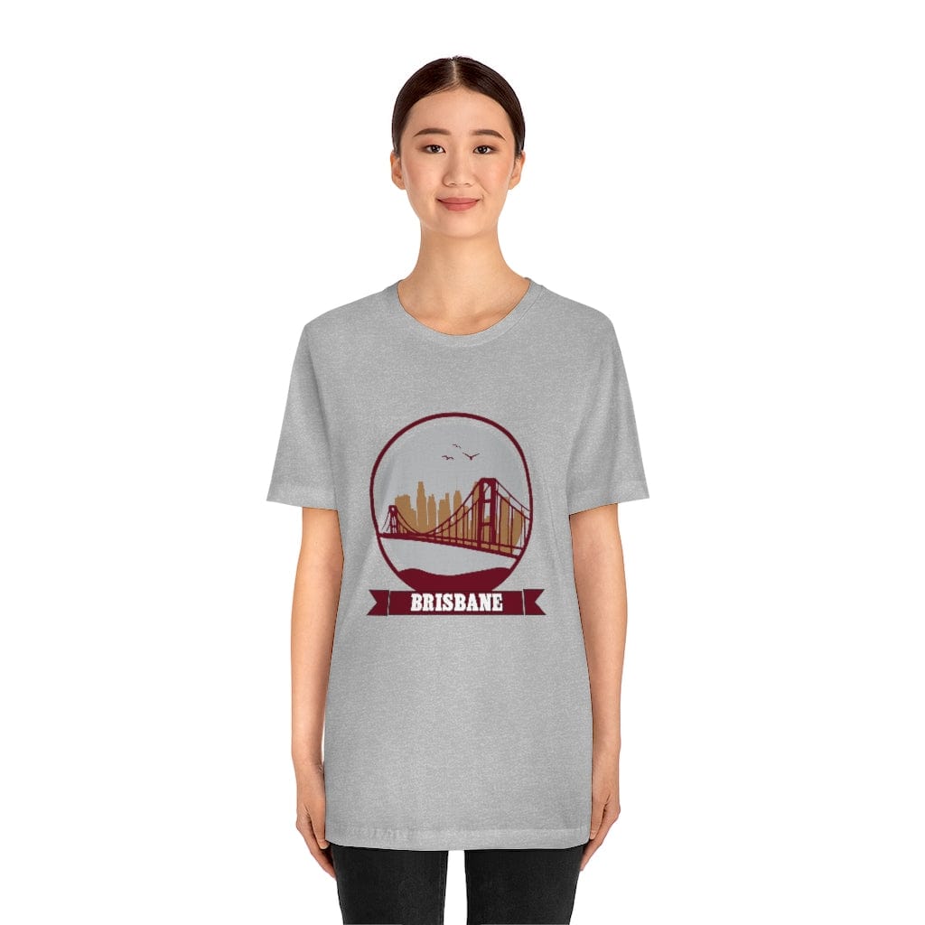 Maroon Brisbane- Short Sleeve Tee