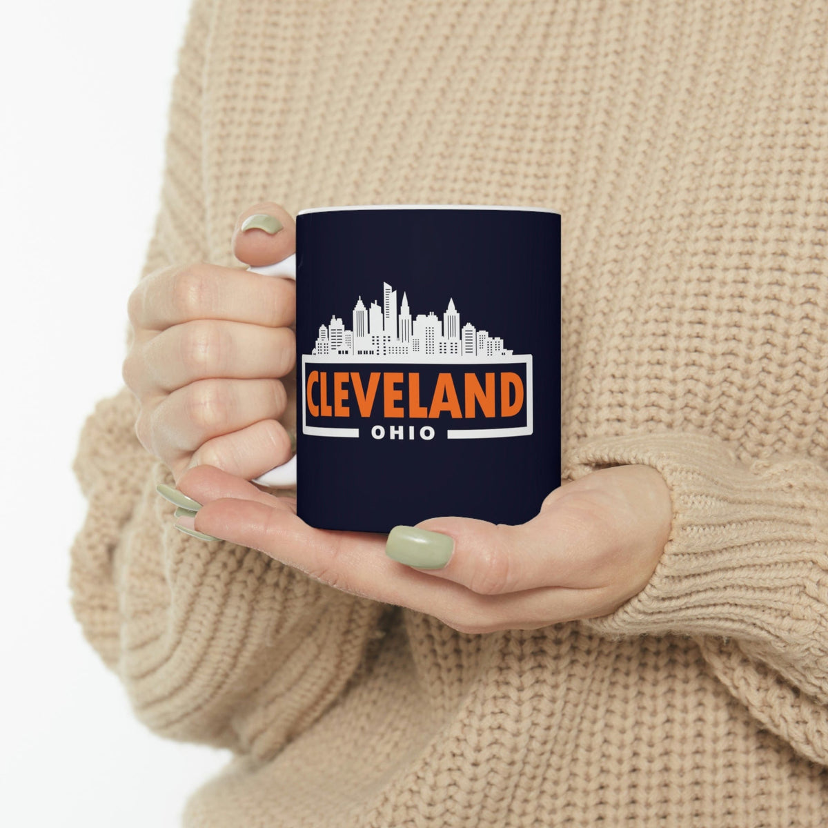 CLEVELAND - Awesome Ceramic Mug, Exclusive Design