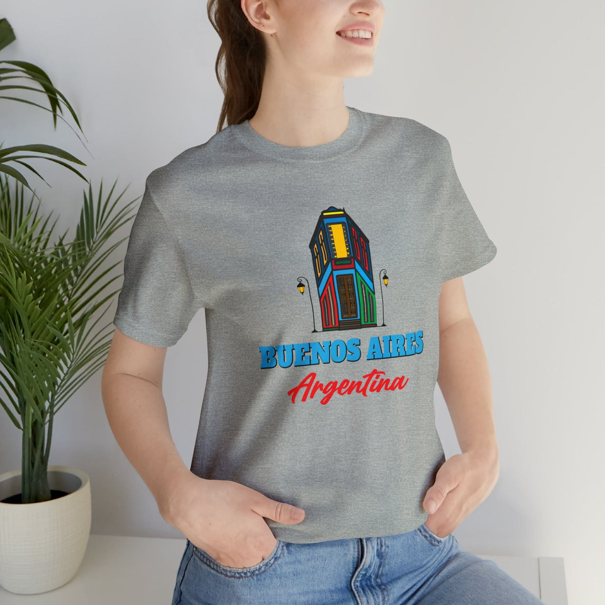 Retro Buenos Aires Landmark - Short Sleeve Tee