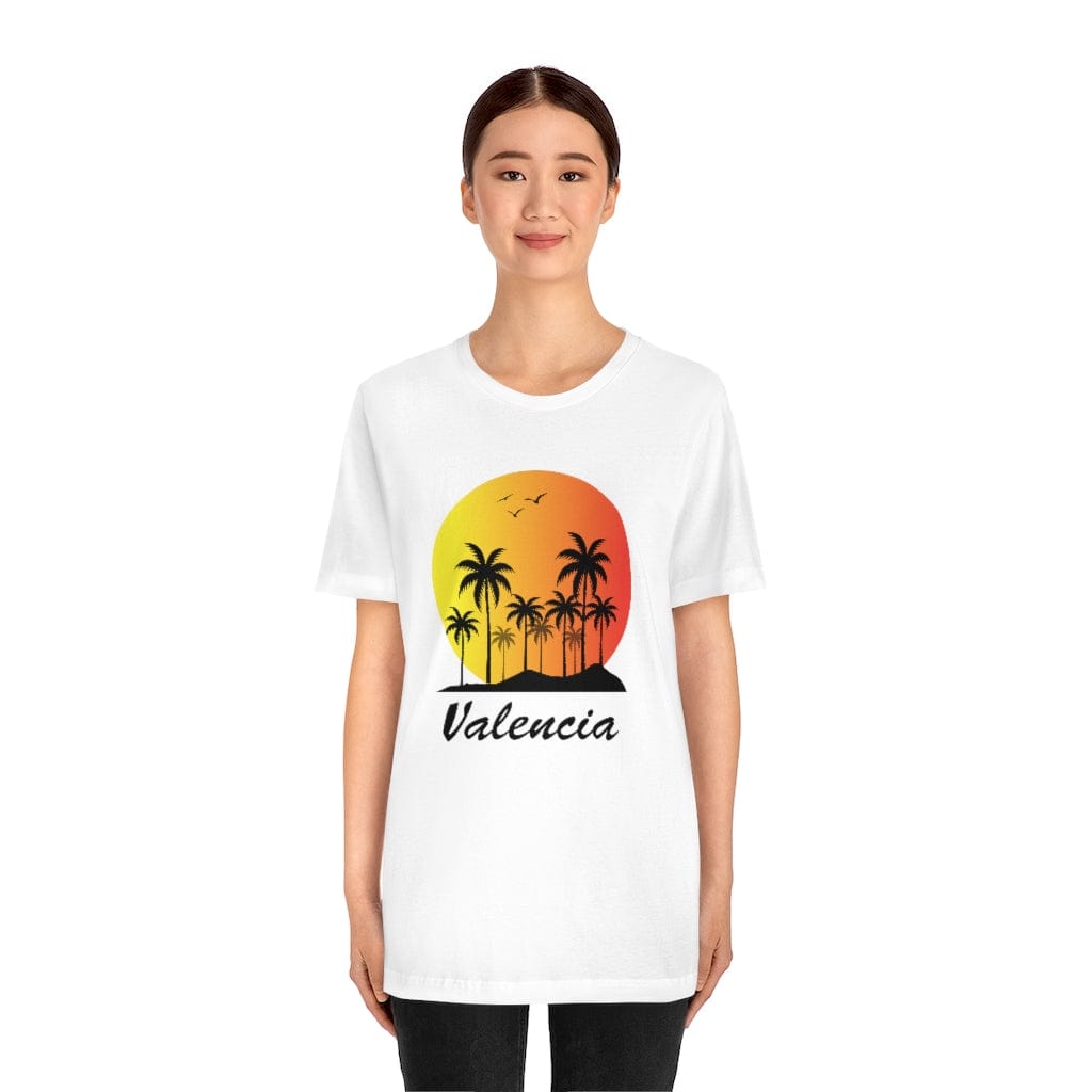Valencia Sunset Palm- Short Sleeve Tee