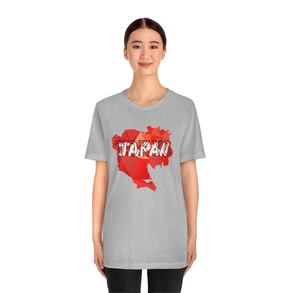 Tokyo Red Lettering- Short Sleeve Tee
