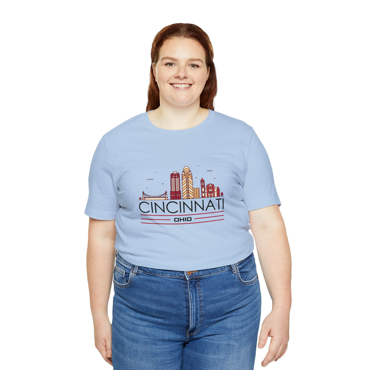 Cincinnati Downtown Glow - Short Sleeve Tee