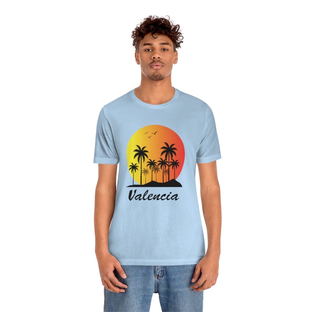 Valencia Sunset Palm- Short Sleeve Tee
