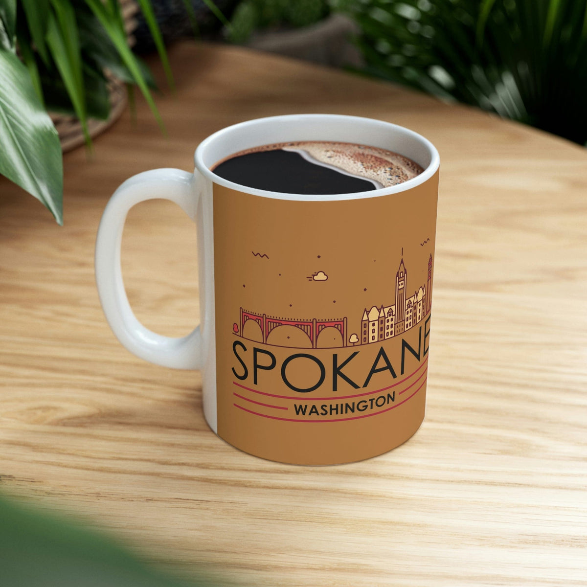 SPOKANE - Awesome Ceramic Mug, Exclusive Design