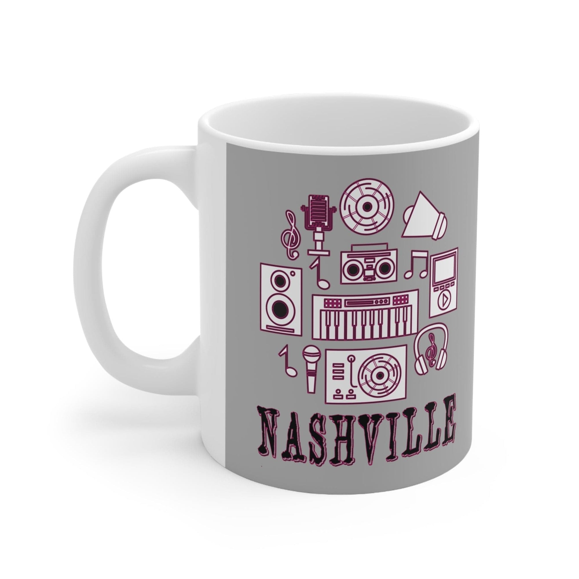 NASHVILLE - Awesome Ceramic Mug, Exclusive Design