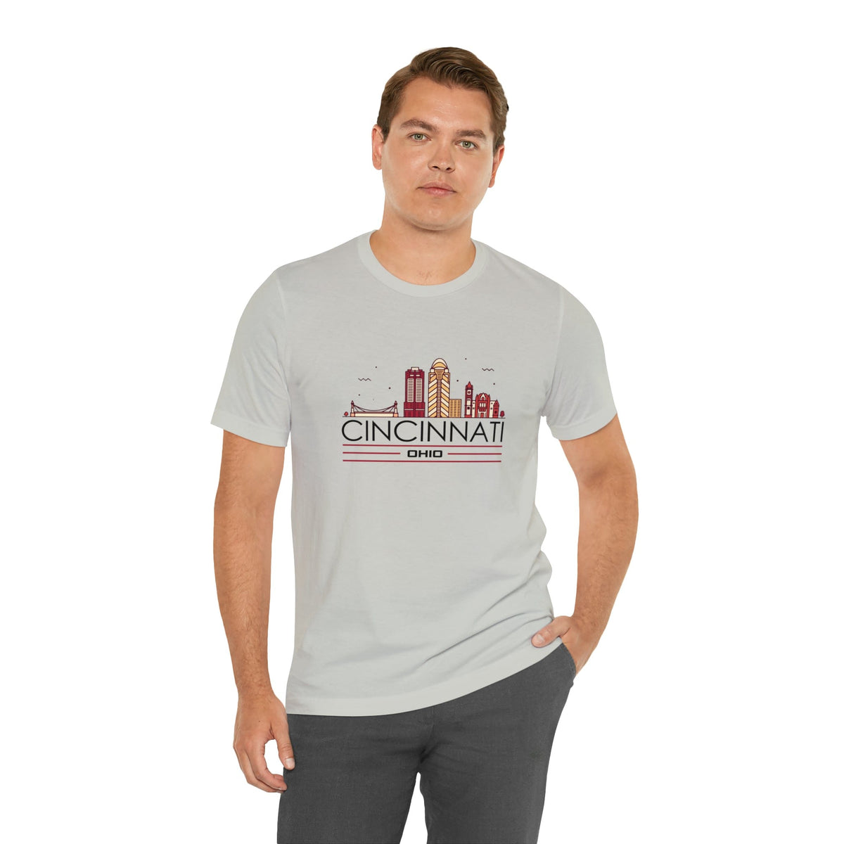 Cincinnati Downtown Glow - Short Sleeve Tee